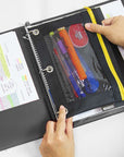 Binder 1" Black 3-Ring w/ 2-Pockets
