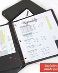 Binder 1" Black 3-Ring w/ 2-Pockets