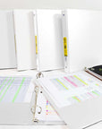 Binder 1" White 3-Ring w/ 2-Pockets