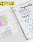 Binder 1" White 3-Ring w/ 2-Pockets