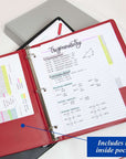 1" Asst. Color 3- Ring Binder w/ 2-Pockets