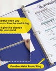 1" Asst. Color 3- Ring Binder w/ 2-Pockets