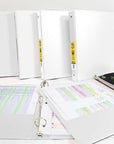Binder 1.5" White 3-Ring w/ 2-Pockets