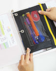 Binder 1.5" White 3-Ring w/ 2-Pockets