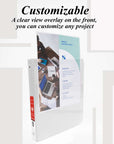 Binder View 0.5" White 3-Ring w/ 2-Pockets