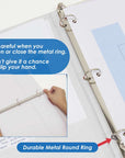 Binder View 0.5" White 3-Ring w/ 2-Pockets