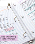 1.5" White 3-Ring View Binder w/ 2-Pockets