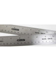 12" Stainless Steel Ruler w/ Non Skid Back (30cm)