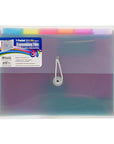 Rainbow 7-Pocket A4/Letter Size Poly Expanding File
