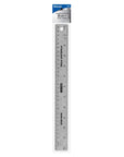 12" Stainless Steel Ruler w/ Non Skid Back (30cm)