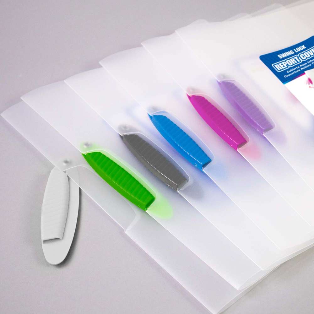 Translucent Swing Lock Report Cover