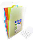 Expanding File Folder Letter Size Vertical Poly 5-Pocket