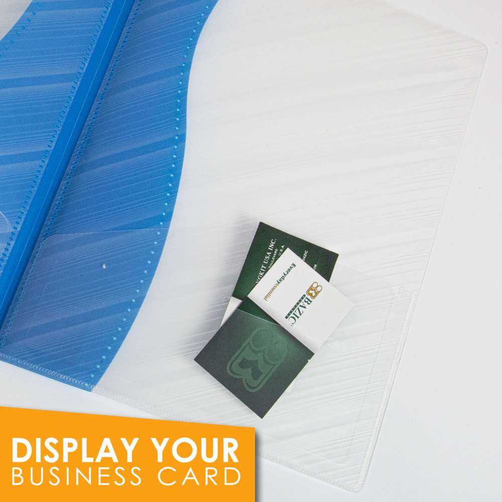 Two Tone 2-Pocket Poly Portfolio