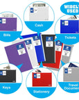 Assorted Color A4/Letter Size Zip Envelope