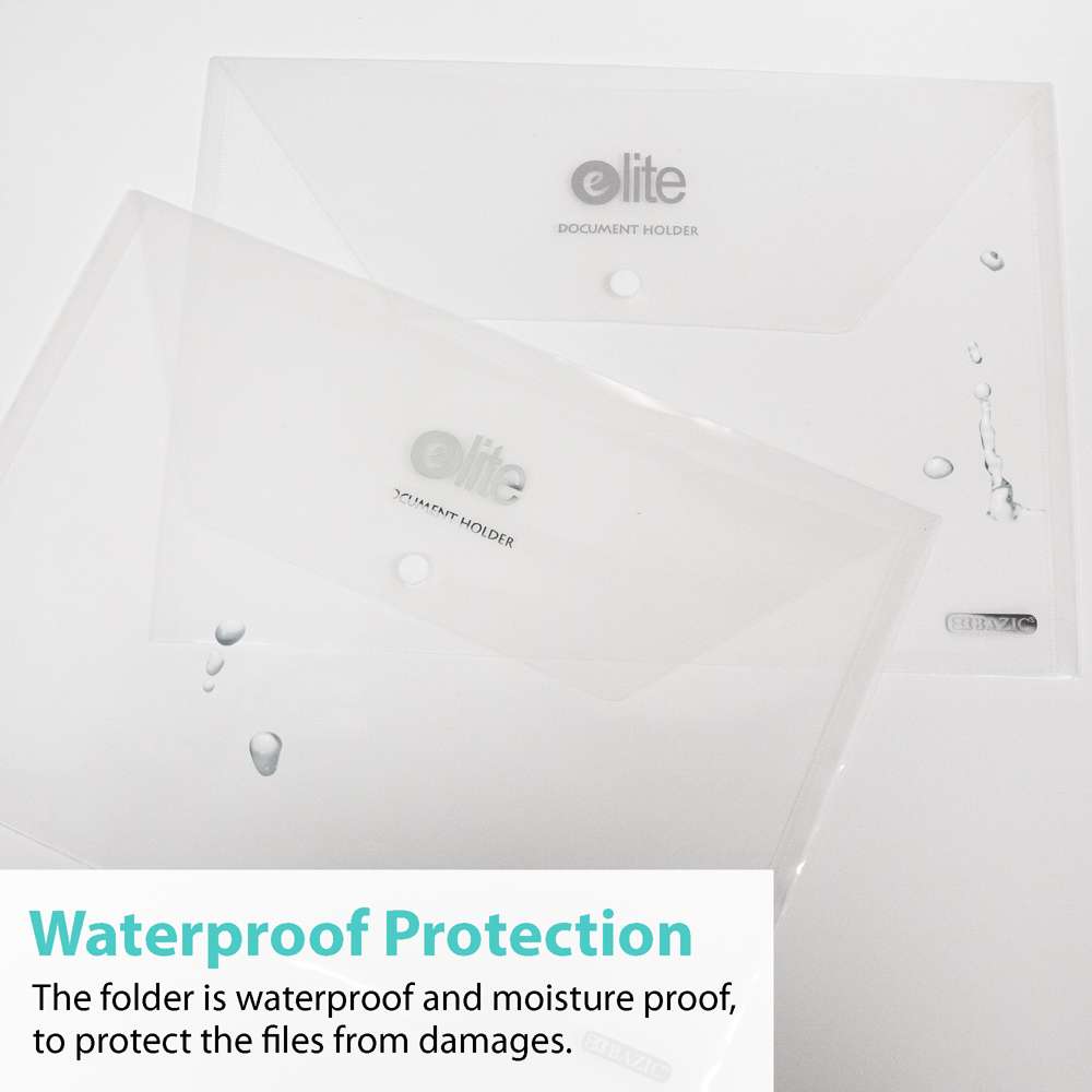 Elite Letter Size Clear Document Holders (2/Pack)