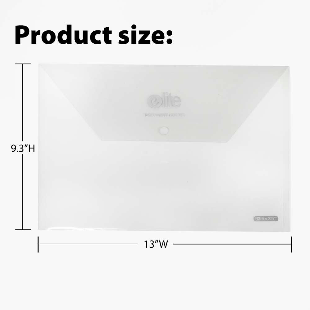 Elite Letter Size Clear Document Holders (2/Pack)