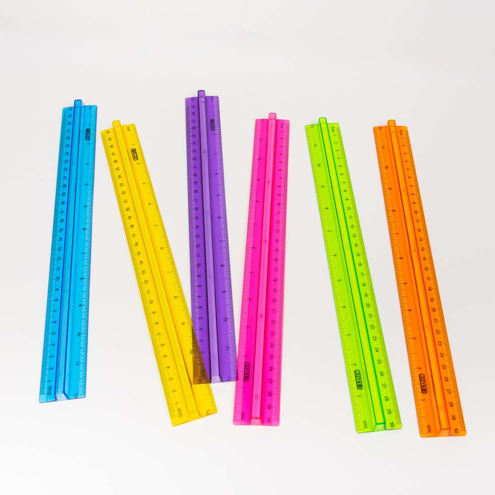 12" (30cm) Ruler w/ Handle Grip