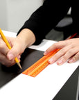 12" (30cm) Ruler w/ Handle Grip