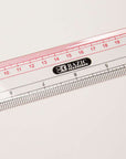 Plastic Ruler Claro Transparent 12" (30cm)