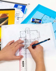 Plastic Ruler Claro Transparent 12" (30cm)