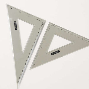 Geometry Ruler Combination Sets 4-Piece w/ Compass