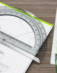 4-Piece Geometry Ruler Combination Sets