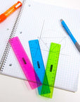 Plastic Ruler 6" (15cm) (3/Pack)