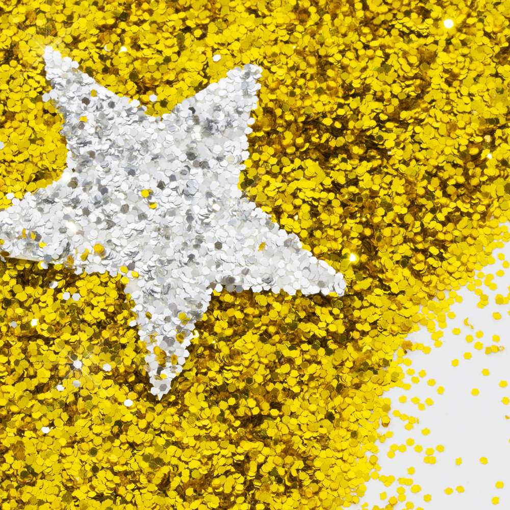 1lb / 16 oz Gold Glitter