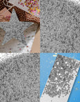 1lb / 16 oz Silver Glitter