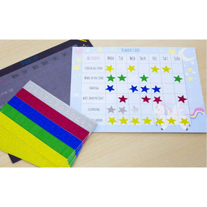 Assorted Color Foil Star Label (660/Pack)