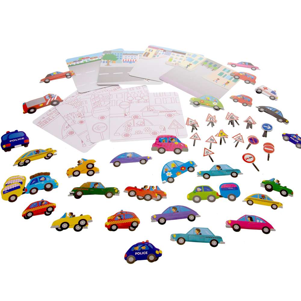 Car Series Assorted Sticker (80/Bag)