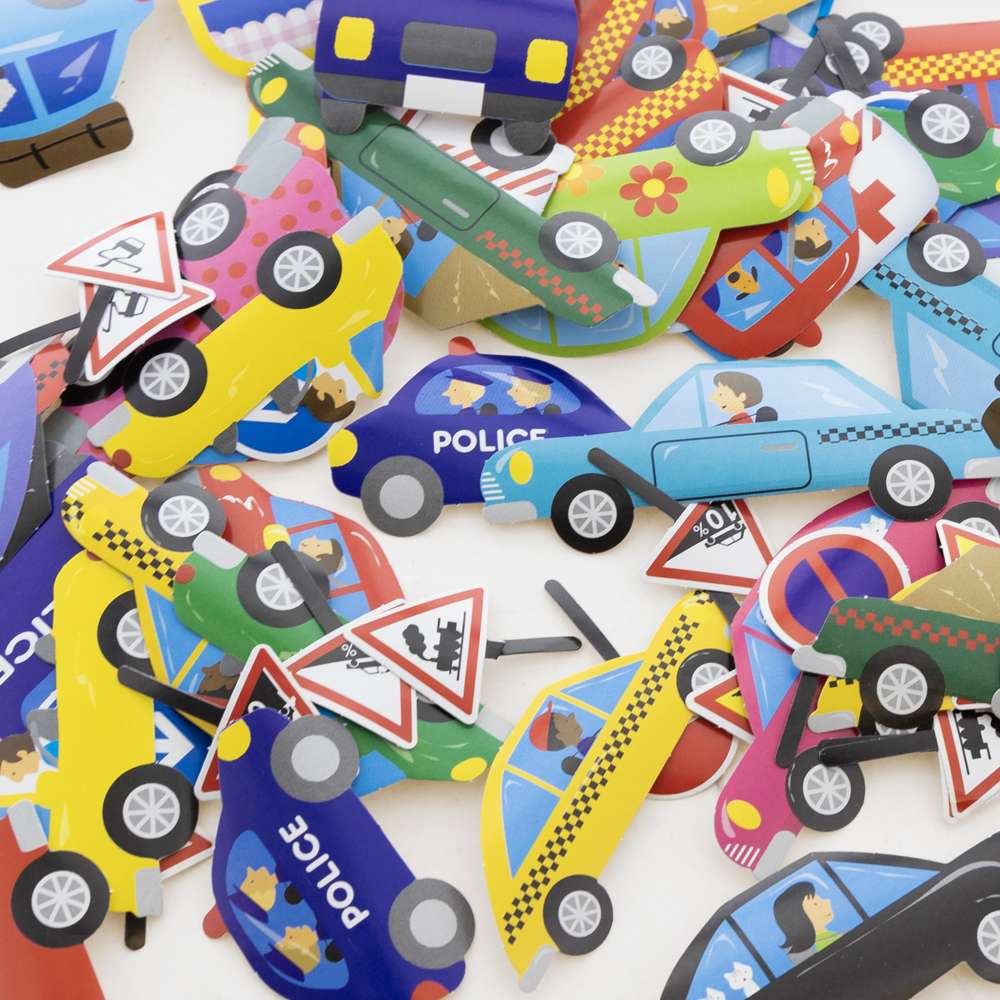 Car Series Assorted Sticker (80/Bag)