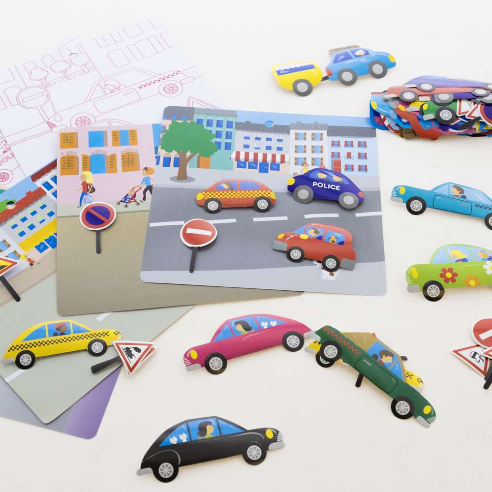 Car Series Assorted Sticker (80/Bag)