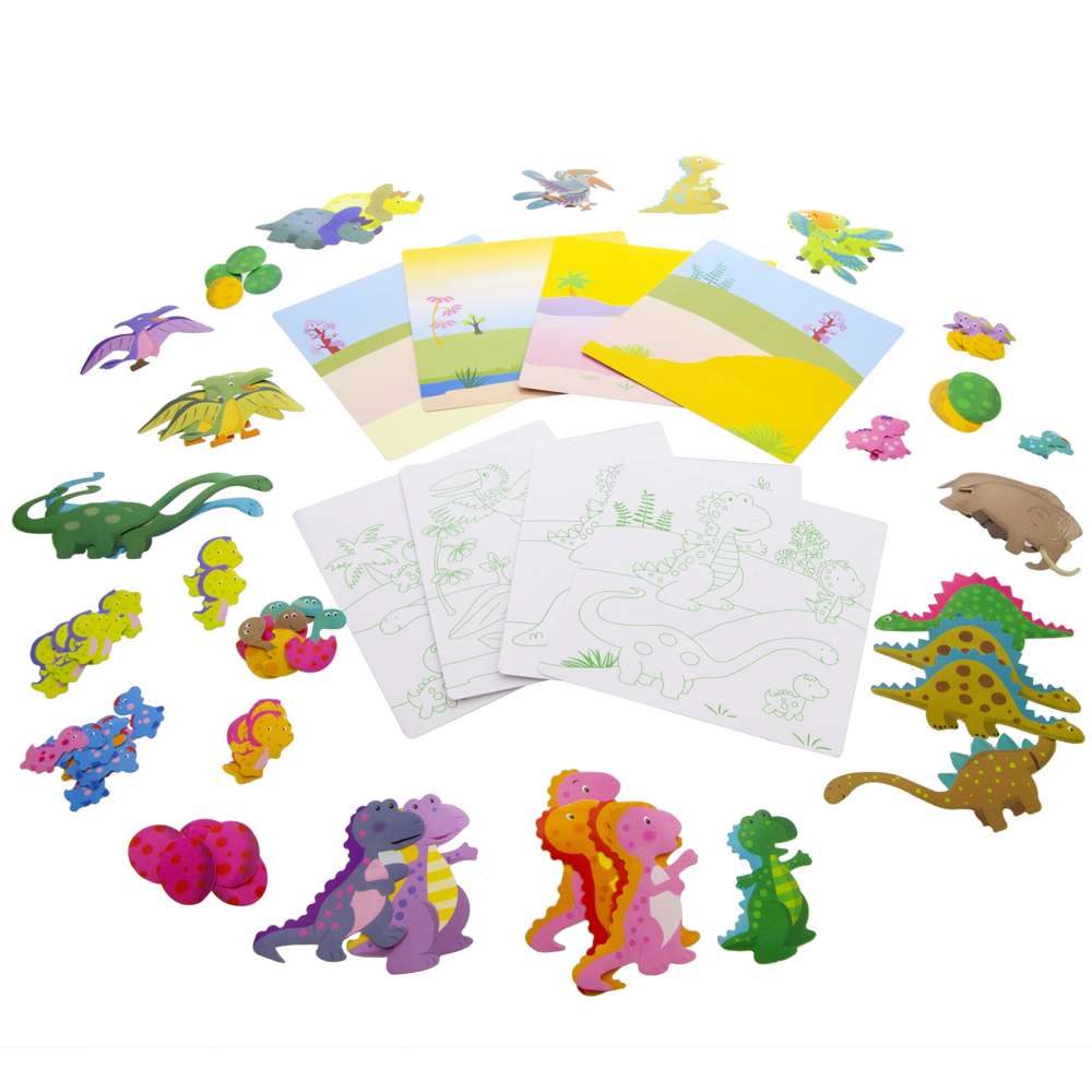 Dinosaur Series Assorted Sticker (80/Bag)