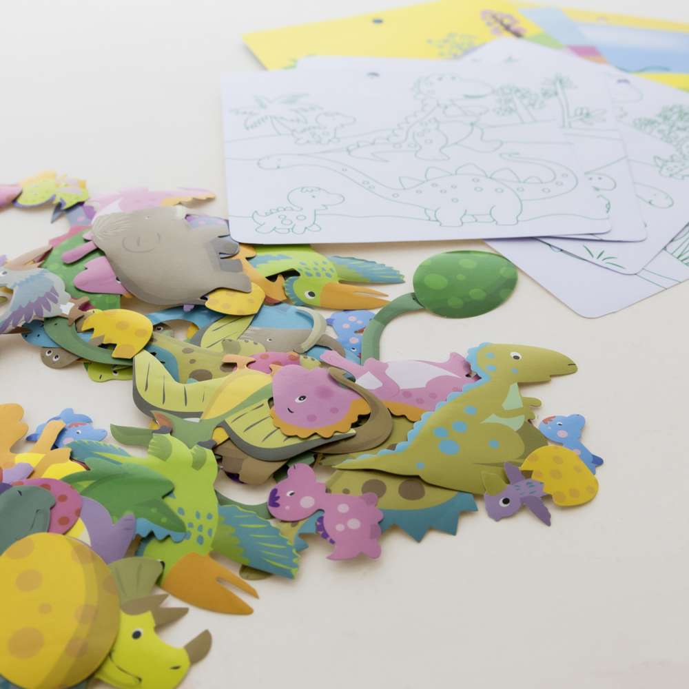 Dinosaur Series Assorted Sticker (80/Bag)