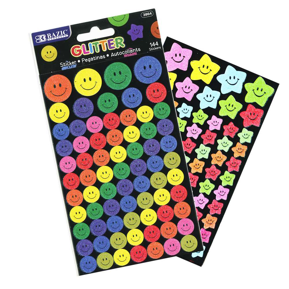 Glitter Reward Sticker (144/Pack)
