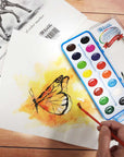 16 Ct. Semi Moist Watercolor w/ Brush