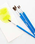 Round Natural Hair Paint Brush (5/Pack)