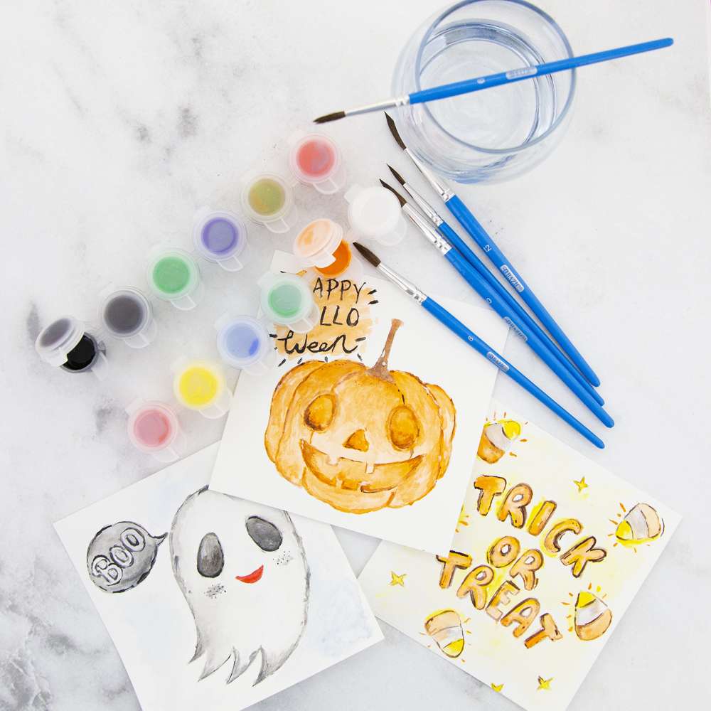 Round Natural Hair Paint Brush (5/Pack)