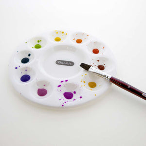 Mixing Palette Paint Mixing Tray Round (10)