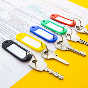 Key Tag with Label Window (8/Pack)