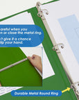Binder View 0.5" Green 3-Ring w/ 2-Pockets