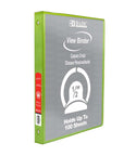 Binder View 0.5" Lime Green 3-Ring w/ 2-Pockets