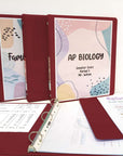 Binder View 1" Burgundy 3-Ring w/ 2-Pockets