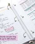 1.5" Grey 3-Ring View Binder w/ 2-Pockets