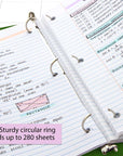 1.5" Green 3-Ring View Binder w/ 2-Pockets