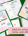 1.5" Green 3-Ring View Binder w/ 2-Pockets