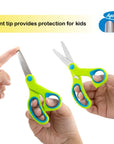 5" Soft Grip Blunt Tip Stainless Steel Scissors