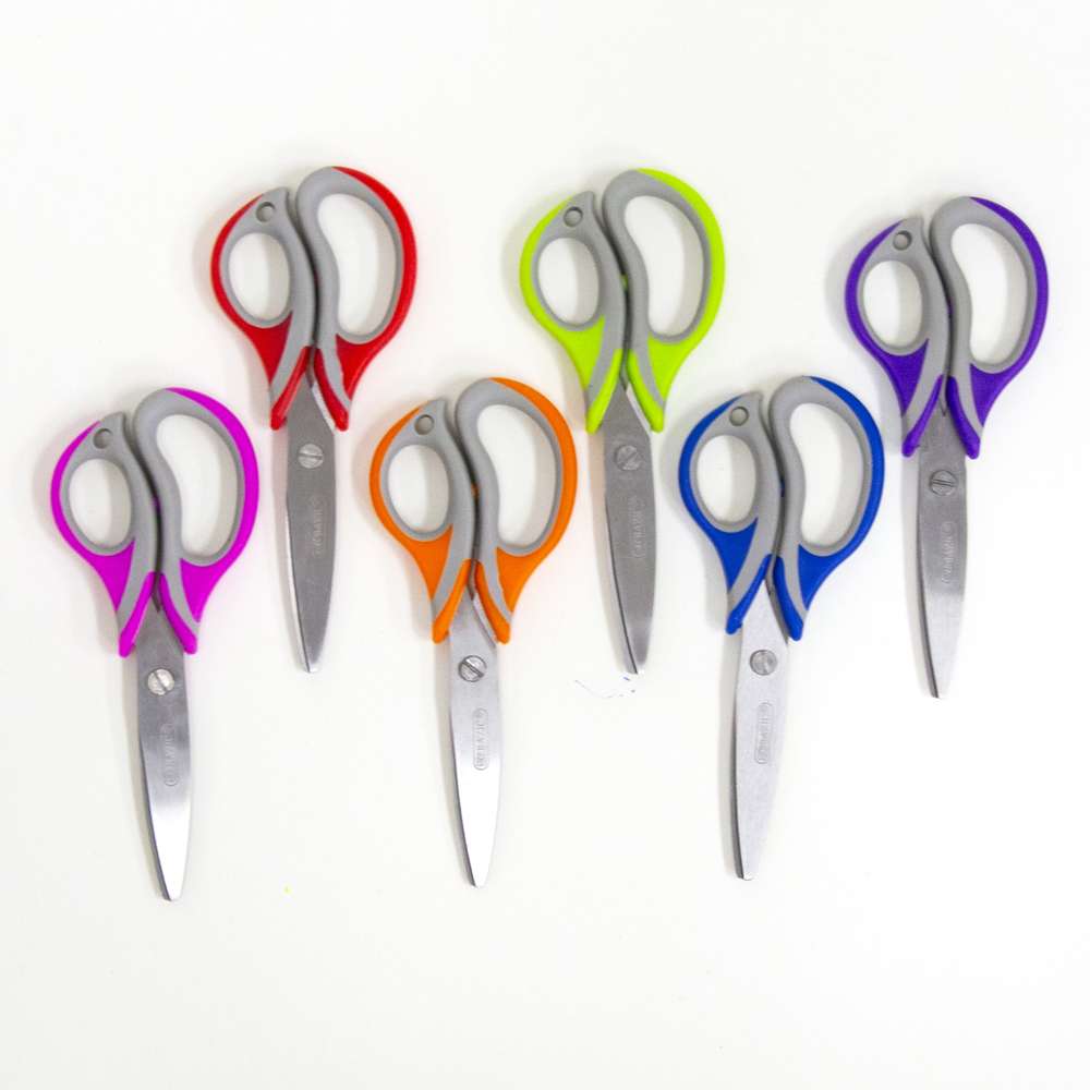 5-3/4" Two-Tone Soft Grip Kid's Scissors
