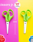 5" Blunt & Pointed Tip School Scissors (2/Pack)